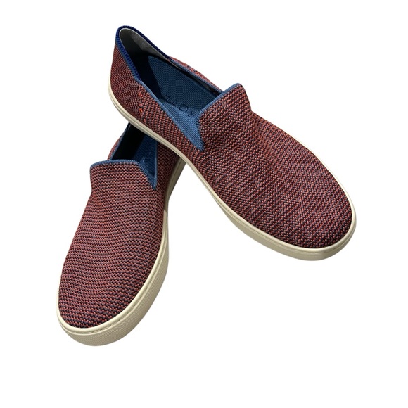 Rothy's Tangerine Triple Stitch Slip on Sneaker Retired Shoes, Sz 9 - Picture 2 of 12